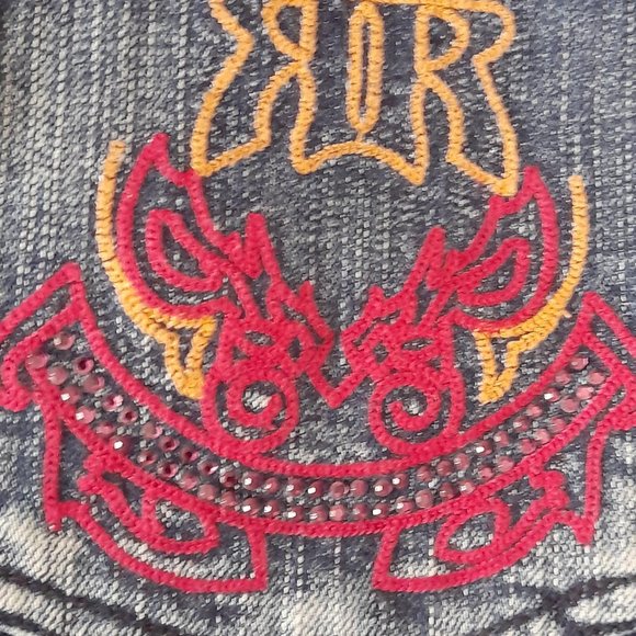 Rock and Republic Jeans New with Tags Size 27 Inseam 32 Flare Bottom - Picture 10 of 16